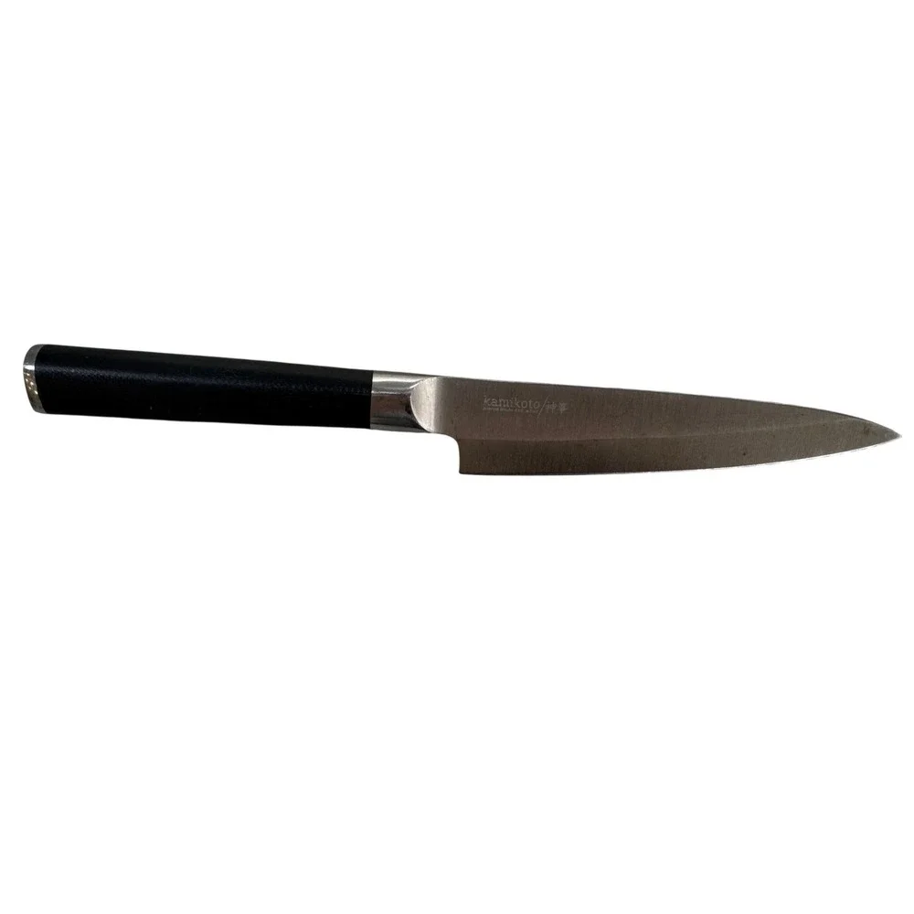 Kamikoto Kanpeki 3-Piece Japanese Honshu Steel Knife Set with Wood Case Box